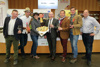 Hogast Einkaufsberater Peter Schrögenauer, Winzer Florian Eschlböck, GF Genussland Marketing DIin Margit Steinmetz-Tomala, Agrar-Landesrat Max Hiegelsberger, Weinhaus GF Hannes Wakolbinger, Winzer Karl Velechovsky, Gastronom Johannes Roither