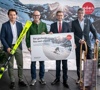 Große Zuversicht für die heurige Wintersaison in Oberösterreich -  Mag. Andreas Winkelhofer, Geschäftsführer Oberösterreich Tourismus, KommR Robert Seeber, Bundesspartenobmann Tourismus und Freizeitwirtschaft, Wirtschafts- und Tourismus-Landesrat Markus Achleitner und Rupert Schiefer, Vorstand und Geschäftsführer Skigebiet Dachstein West und OÖ Seilbahnholding