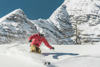 Skifahrer auf der Wurzeralm