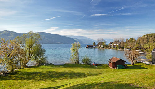 Uferpanorama am Attersee