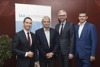 V.l.: Mag. (FH) Clemens Zierler (Geschäftsführer IAA), Prof. Dr. Hartmut Hirsch-Kreinsen (TU Dortmund), LH-Stv. Dr. Michael Strugl (IAA-Präsident), Prof. DI Franz Staberhofer (Logistikum Steyr)