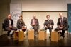 v.l.: Die Personalleiter Harald Michlmair (Kremsmüller Industrieanlagenbau) und Stephanie Kneifel (Schachermayer Großhandel), Wirtschaftsreferent LH-Stv. Michael Strugl, AMS-Österreich-Vorstand Johannes Kopf und AMS-OÖ-Chef Gerhard Straßer