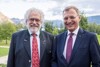 Univ.-Prof. Dr. Dr. h.c. mult. Anton Zeilinger und  Landeshauptmann Mag. Thomas Stelzer 