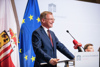 LH Thomas Stelzer beim „Oberösterreich-Abend“ im Parlament in der Hofburg.