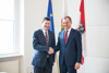 Leiter der Vertretung der Europäischen Kommission in Österreich Martin Selmayr und Landeshauptmann Mag. Thomas Stelzer 