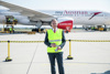 LH Thomas Stelzer am Linz Airport