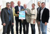 v.li.: LAG-Manager Nationalpark Kalkalpen Region DI Felix Fößleitner, DI Wolfgang Löberbauer (Abteilung Land- und Forstwirtschaft), Obmann LAbg. Dr. Christian Dörfel, Agrar-Landesrat Max Hiegelsberger, LAG-Managerin Linz-Land Isolde Fürst, LAG-Manager Traunviertler Alpenvorland DI DI Josef Wolfthaler, Projektleiter Andreas Kupfer MBA