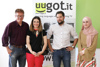 : v.l.: Landesrat Rudi Anschober, Azra Hodzic-Kadic (uugot.it), Philipp Etzlinger (uugot.it), Kamila Akhmadova  (uugot.it)