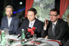 v.li.: Mag. Stephan Weigl, LH-Stv. Dr. Manfred Haimbuchner und LR Markus Achleitner