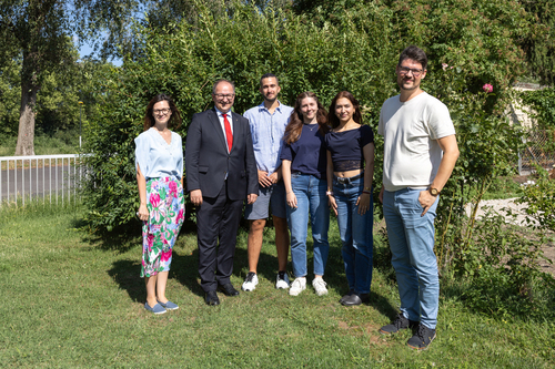 Landesrat Martin Winkler zu Besuch bei der Sozialen Initiative.