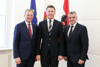 Landeshauptmann Mag. Stelzer, Mag. Gerald Kronberger, Landesamtsdirektor Dr. Erich Watzl