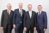 v.l.: Dr. Bernhard Prokisch (Int. Wissenschaftlicher Direktor OÖ. Landesmuseum), Prof. Dr. Klaus Albrecht Schröder (Generaldirektor Albertina), Landeshauptmann Mag. Thomas Stelzer und Dr. Heinrich Schaller (Generaldirektor Raiffeisenlandesbank Oberösterreich) bei der heutigen Pressekonferenz in Linz