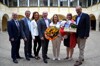 v.l.: Gebietsdirektor Mag. Max Rockenschaub (OÖ Versicherung), Bgm. Gerhard Obernberger, Margit Huemer (Schloss Kremsegg), LR Max Hiegelsberger, Sylvia Matthes, Mag.a Karin Imlinger-Bauer und Dr. Thomas Watzenböck (Schloss Kremsegg)