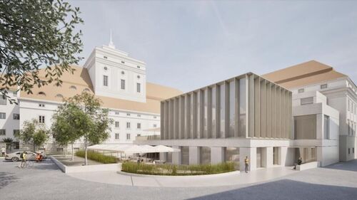 Rendering Promenadengeviert Innenhof