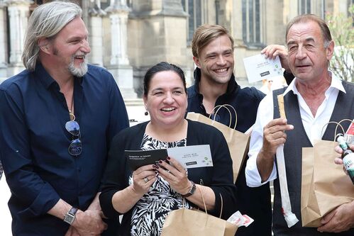 Das „SOKO Donau“-Team mit Stefan Jürgens, Maria Happel,  Michael Steinocher und Dietrich Siegl