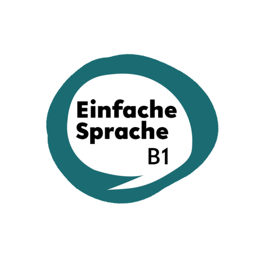 Logo Einfache Sprache B1 Logo Einfache Sprache B1