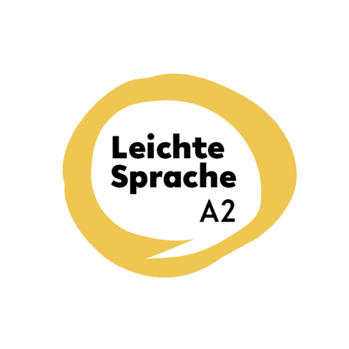 Logo Leichte Sprache A2 Logo Leichte Sprache A2