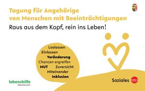 Sujet: Tagung für Angehörige von Menschen mit Beeinträchtigungen