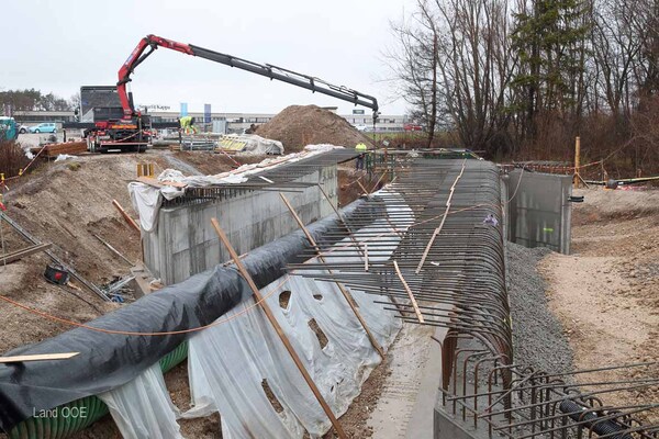 Baufortschritt Brücken Fischillstraße