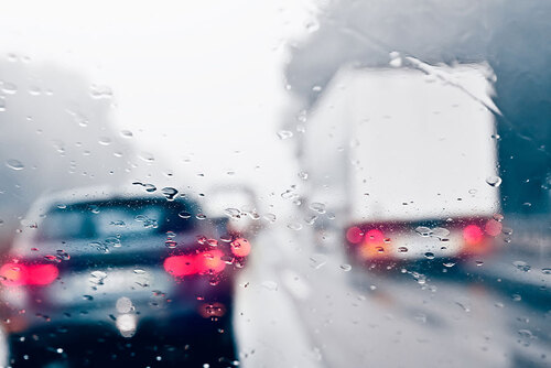 Autobahn im Regen Autobahn im Regen