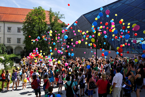 Kleinluftballonstart