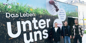 Der Bodencubus mit dem Bodenteam der Abteilung Umweltschutz.