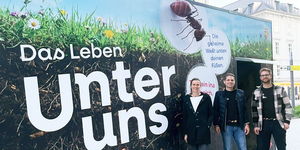 Der Bodencubus mit dem Bodenteam der Abteilung Umweltschutz.
