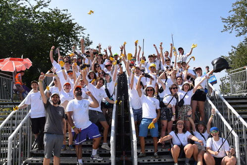 Freiwilliges Umweltjahr: Green Team beim Frequency Festival