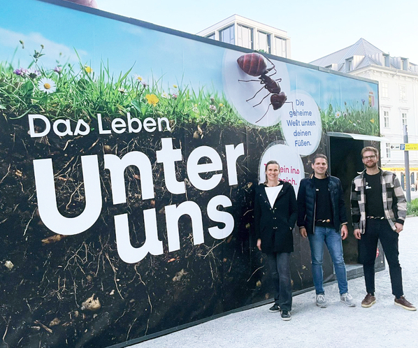 Der Bodencubus und das Bodenteam des Landes OÖ