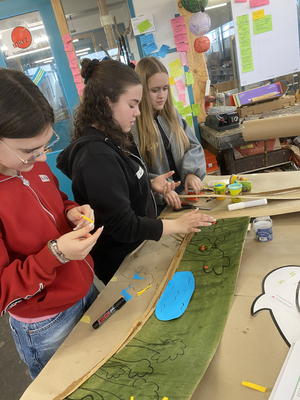 PTS Linz 1 bei der Challenge 4: Zukunftsmaschine bauen - Bausteine für morgen