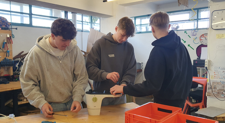 PTS Bad Leonfelden bei der ChallengeU (Challenge 5: Grundlagen nachhaltiger Zukunft - Kreislaufwirtschaft)