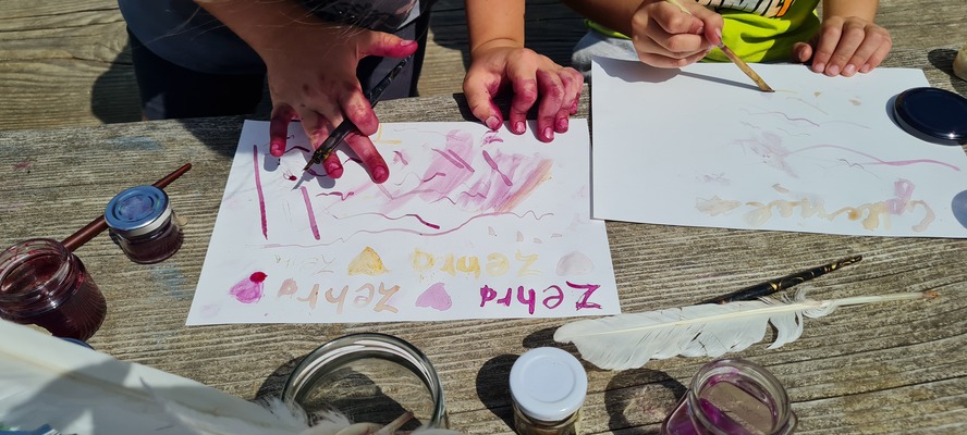 Kreativ mit Blütentinten