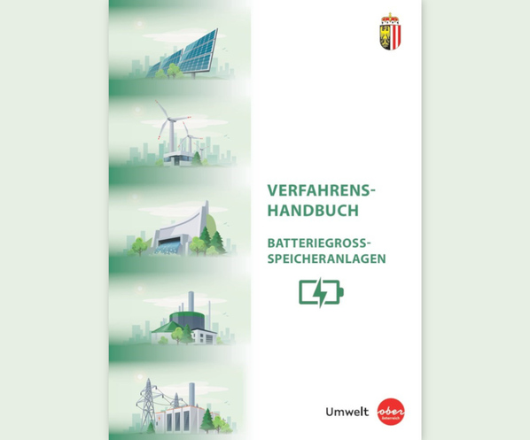 Titelseite Verfahrenshandbuch Batteriegroßspeicheranlagen