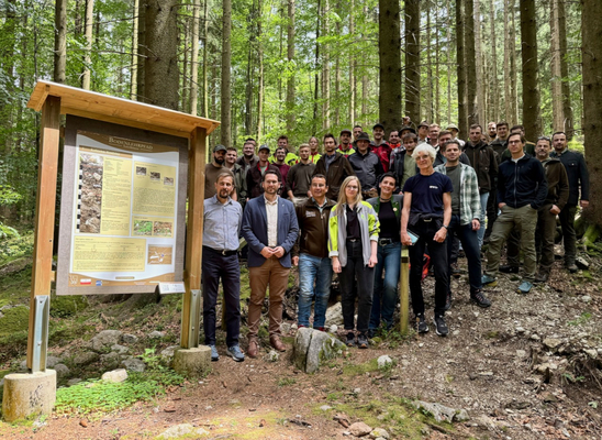 Eröffnung Bodenlehrpfad Taferlklause (Quelle: BFW) Eröffnung Bodenlehrpfad Taferlklause