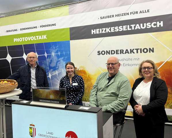 Der Stand der Direktion Umwelt und Wasserwirtschaft bei der We Build Messe in Wels 2026