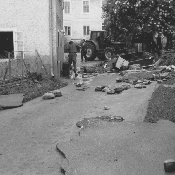 Distlbach-Hochwasser im Juli 1987