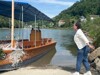 Direktorin bei der Schiffstaufe