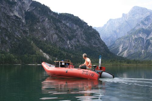  Boot auf dem Almsee