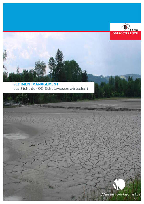 Titelbild Sedimentmanagement aus Sicht der OÖ Schutzwasserwirtschaft 