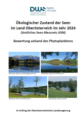 Ökologischer Zustand der Seen im Land Oberösterreich im Jahr 2024 