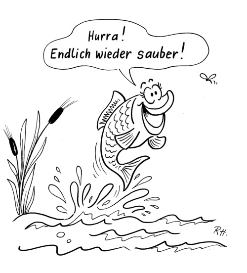 Glücklicher Fisch