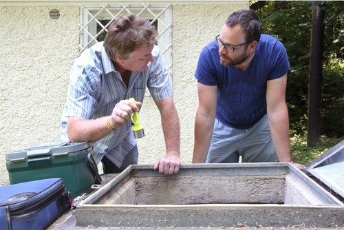 Begutachtung eines Hausbrunnens und Beratung durch unseren Wassermeister.