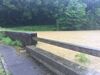 Rückhaltebecken Spitzenbergergraben beim Hochwasser 2016