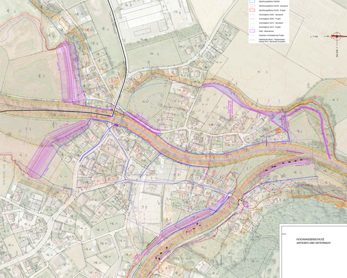 Lageplan der Baumaßnahme