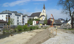 Hochwasserschutz St. Georgen an der Gusen (Quelle: Gewässerbezirk Linz)