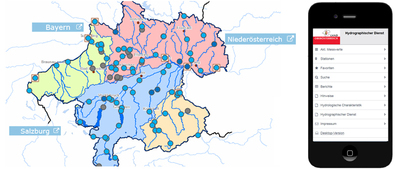 Neue Webseite des Hydrographischen Dienstes OÖ