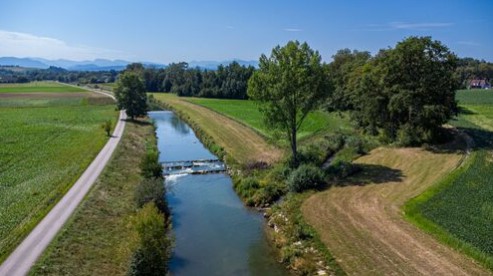 Die Krems hart reguliert