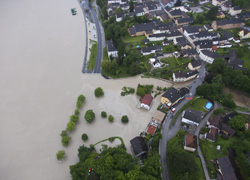 Grein beim Hochwasser 2013 (Quelle: LPD OÖ)