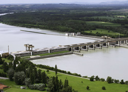 Laufkraftwerk Wallsee-Mitterkirchen (Quelle: VERBUND)