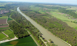 Salzach Ettenau (Quelle: Gewässerbezirk Braunau)
